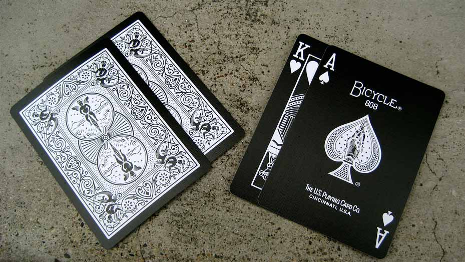 Bicycle Black Tiger Deck by USPCC Standard | Ellusionist