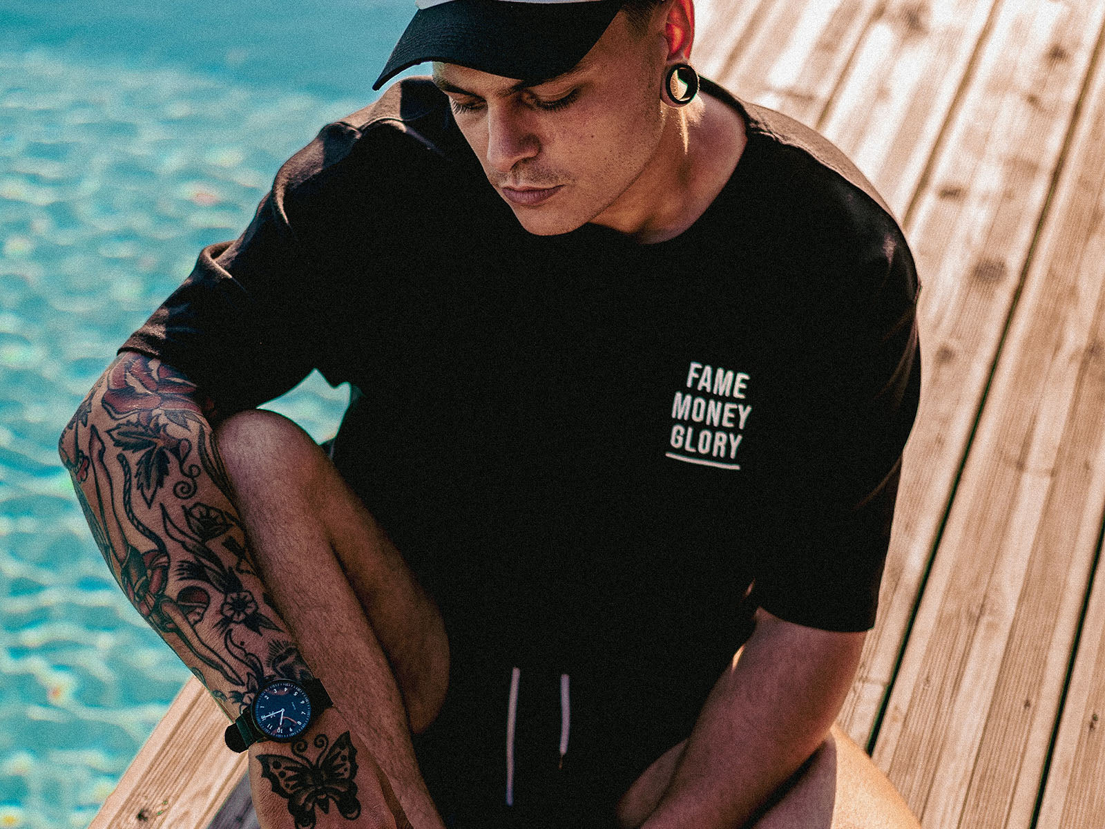 Fame Money Glory T-Shirt (Black)