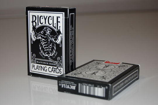 Bicycle Black Tiger Deck by USPCC Standard | Ellusionist