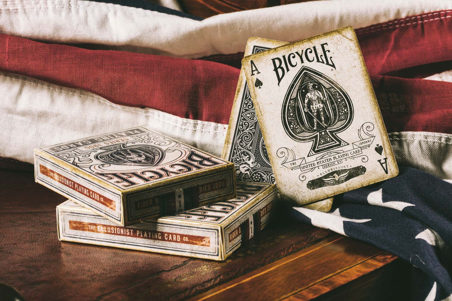 Bicycle 1900 - Blue by USPCC Crushed | Ellusionist
