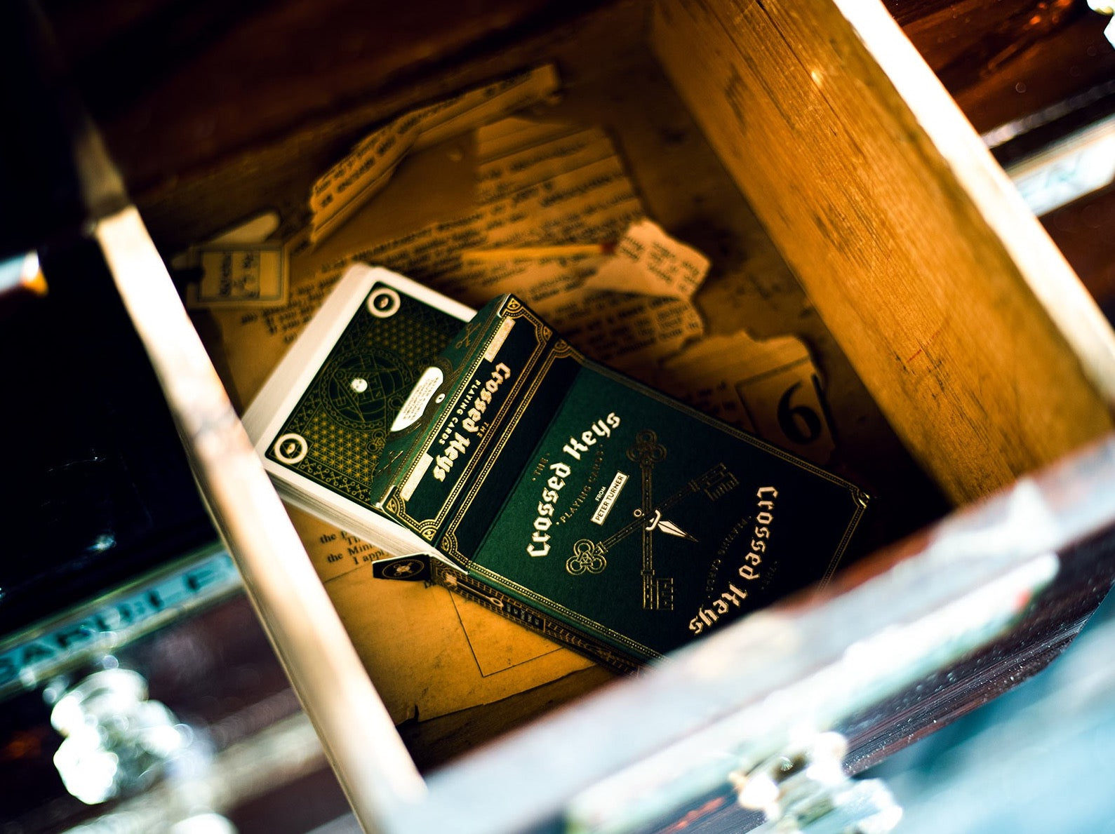 Crossed Keys 2nd Edition Deck by USPCC Crushed | Ellusionist