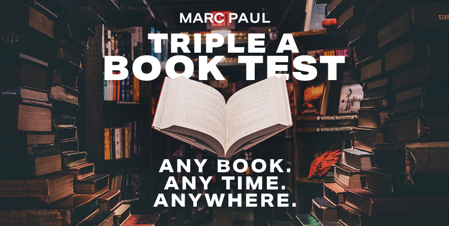 Triple A Book Test by Marc Paul | Ellusionist