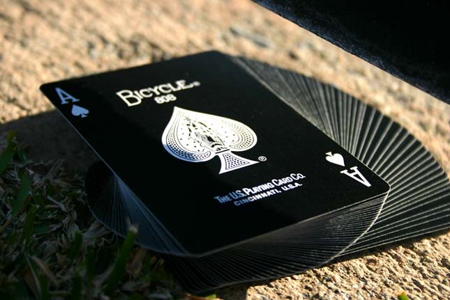 Bicycle Black Tiger Deck by USPCC Standard | Ellusionist