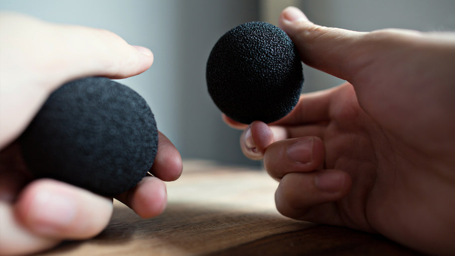 Black Sponge Balls (Set of 4) by Ellusionist | Ellusionist