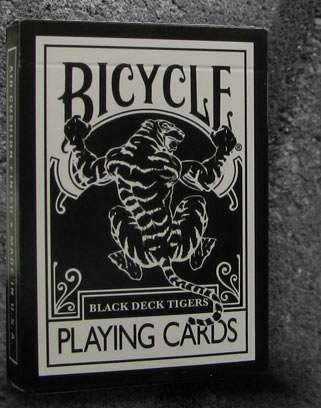 Bicycle Black Tiger Deck by USPCC Standard | Ellusionist