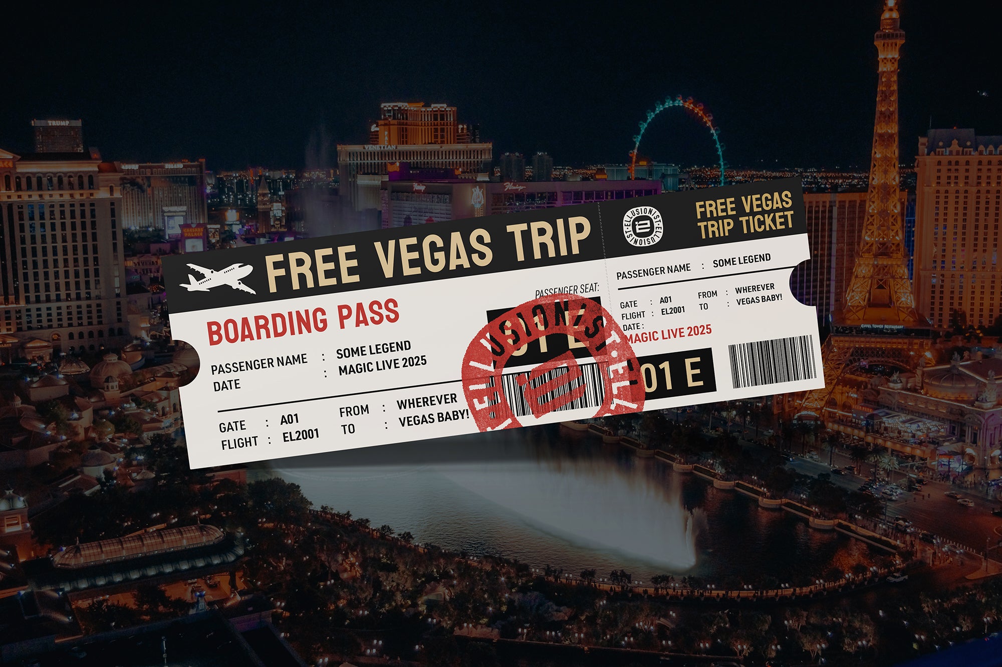 Claim Your Vegas Prize Ticket