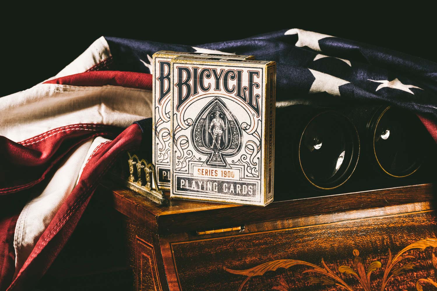 Bicycle 1900 - Blue by USPCC Crushed | Ellusionist