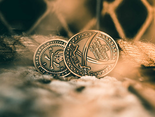 Pirate Coin Morgan Dollar Size by Ellusionist | Ellusionist