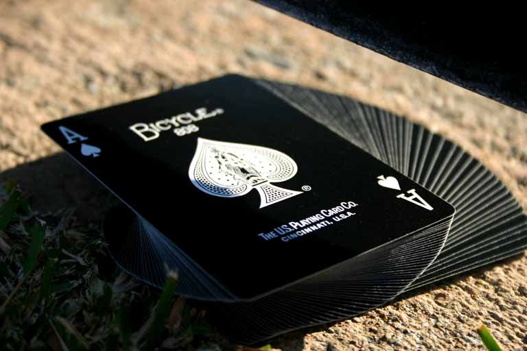 Bicycle Black Tiger Deck by USPCC Standard | Ellusionist