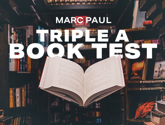 Triple A Book Test by Marc Paul | Ellusionist