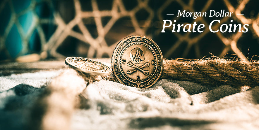 Pirate Coin Morgan Dollar Size by Ellusionist | Ellusionist